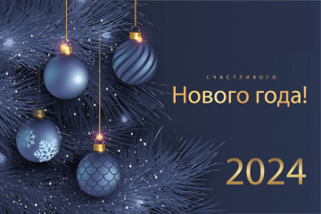 С наступающим Новым годом и Рождеством Христовым!